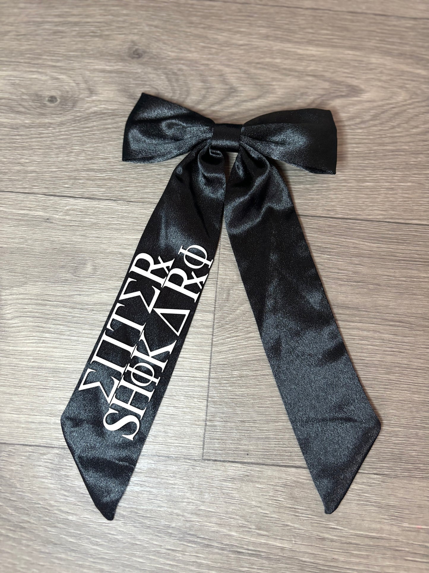 Enter Shikari Long Tail Ribbon Hair Bow on Clip