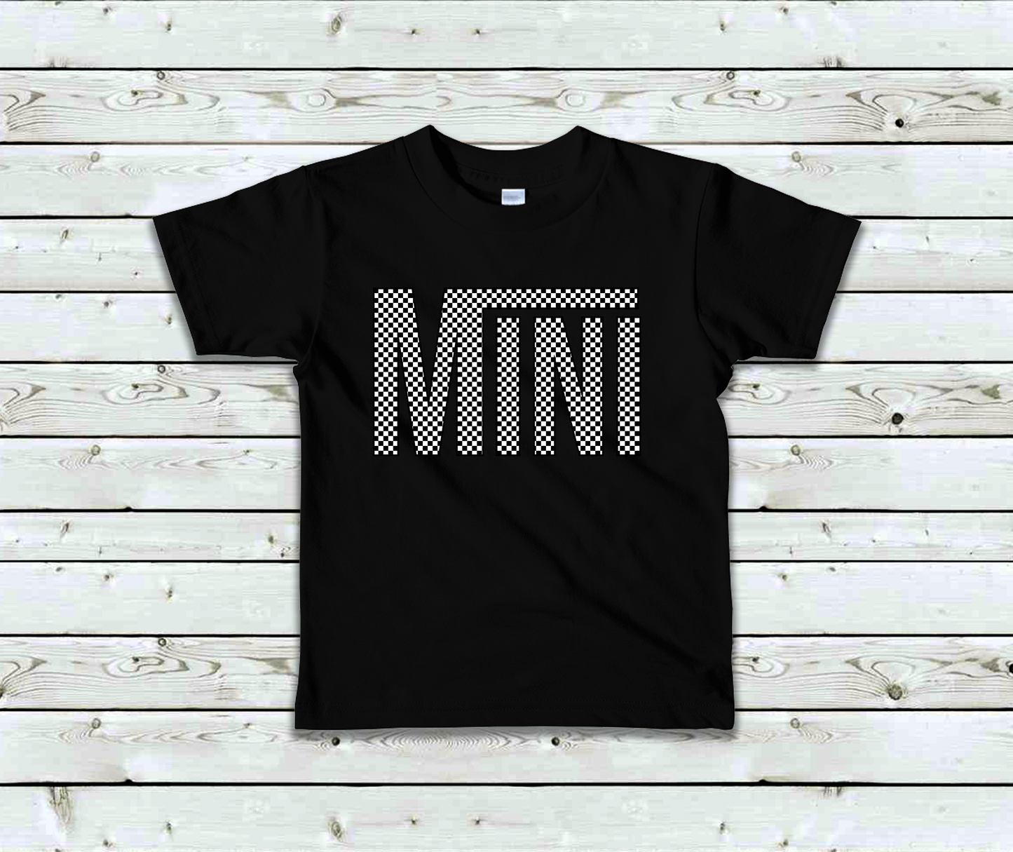 Mini Checkerboard Childrens T-Shirt (Matching Mama Available)