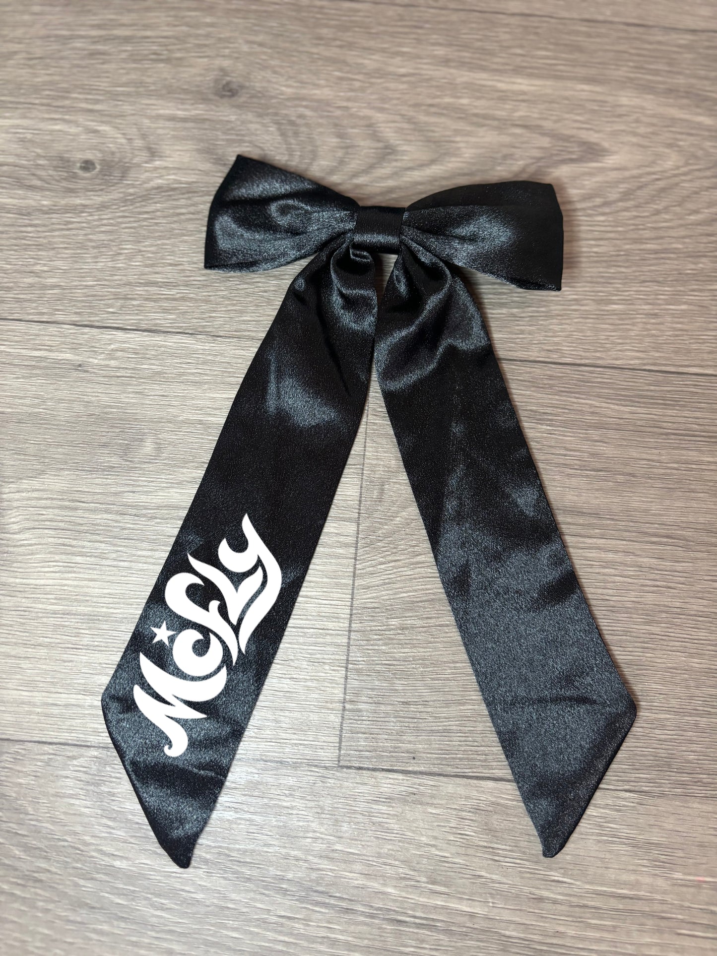 Mcfly Long Tail Ribbon Hair Bow on Clip