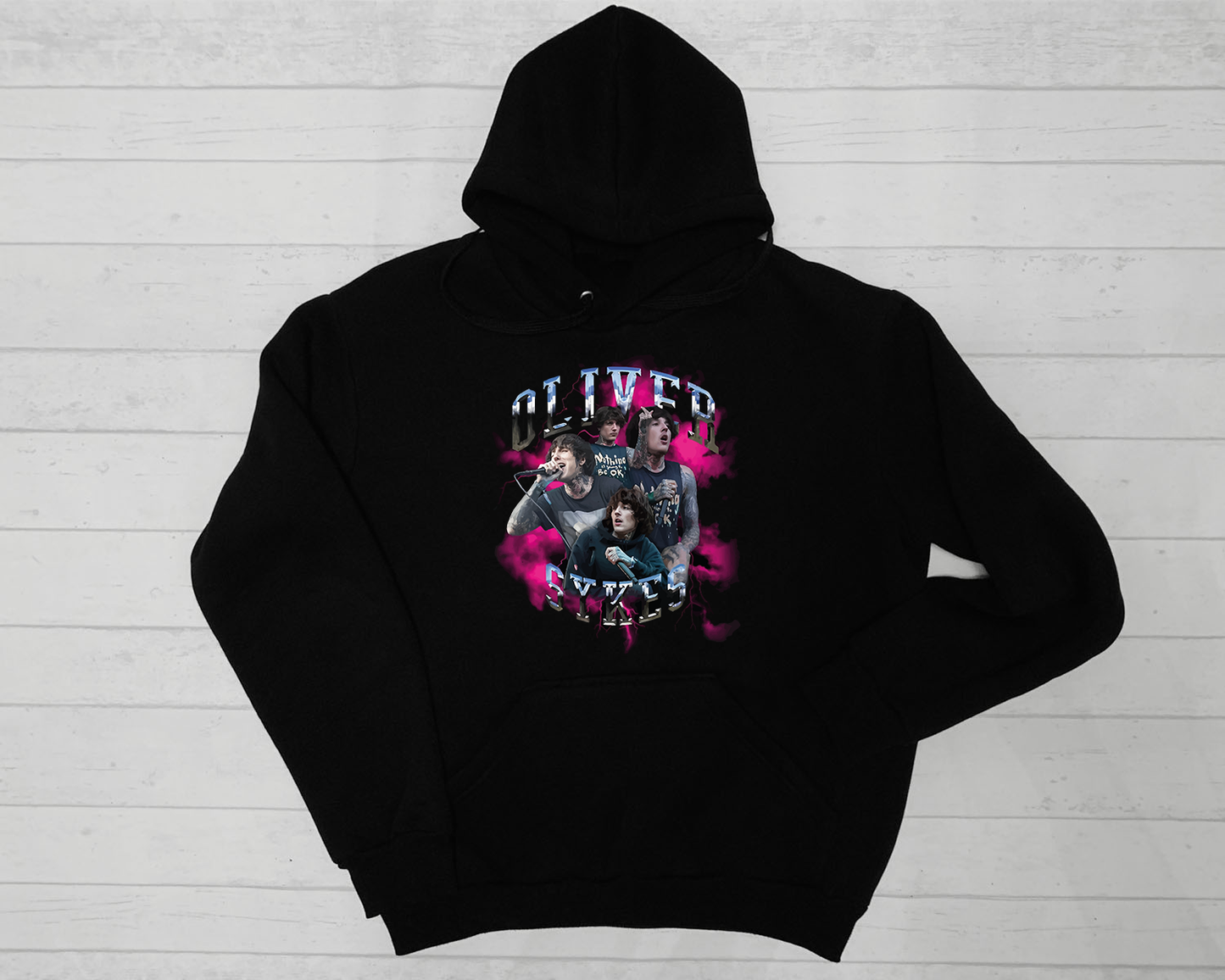 Oliver Pink Splat Hoodie