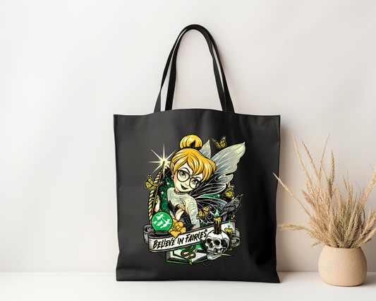 Alt Believe In Fairies Tote Bag