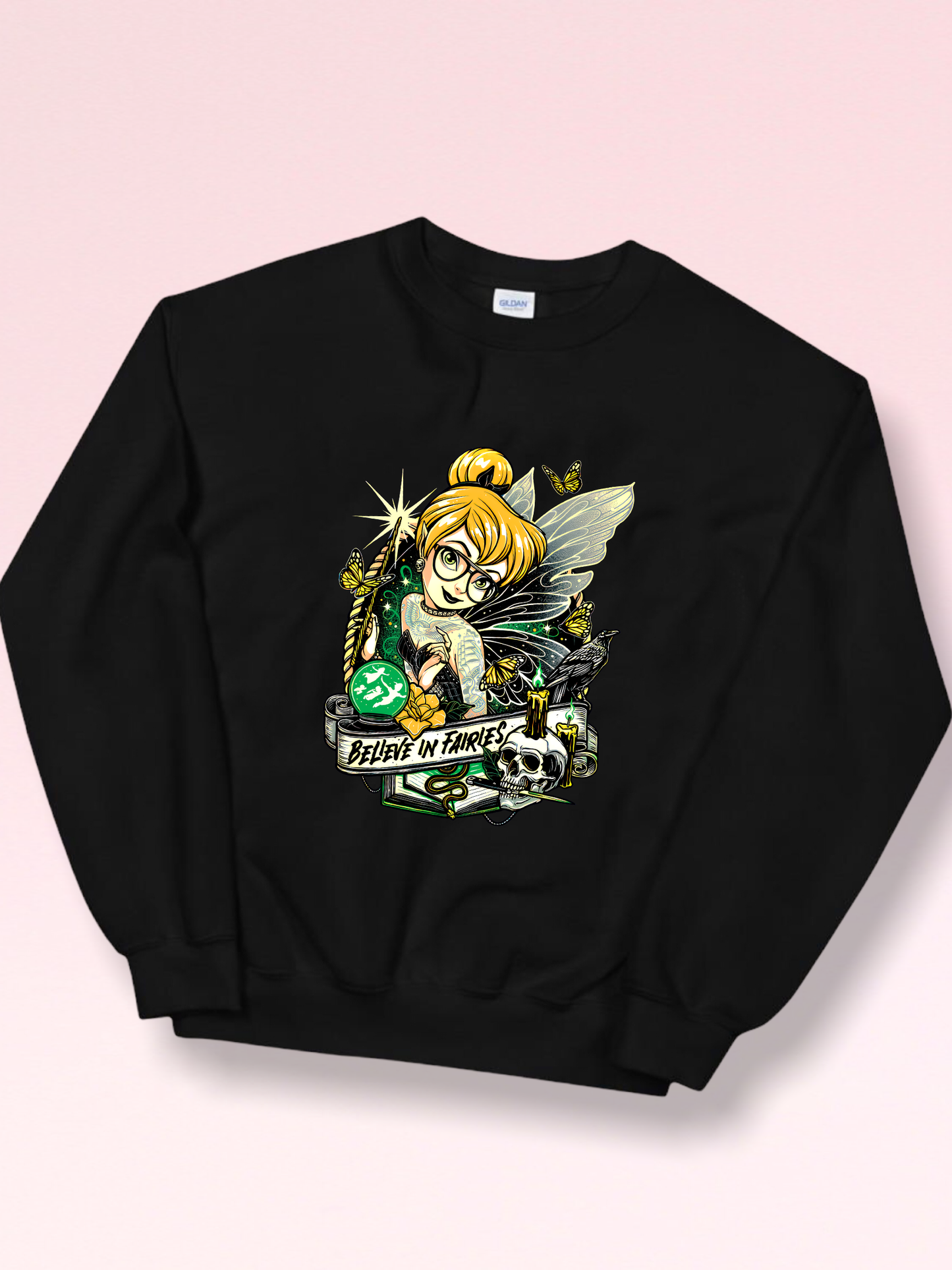 Alt Believe In Fairies Adults Sweatshirt