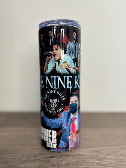 Ice Nine Kills 20oz Aluminium Tumbler with Straw