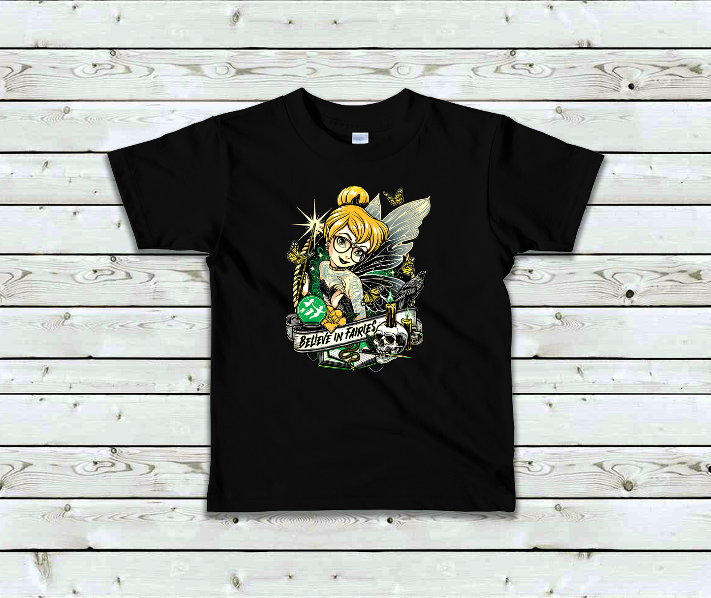 Alt Believe In Fairies Childrens T-Shirt