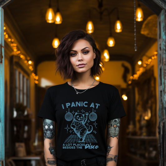 I Panic At A Lot Of Places Besides The Disco Adults T-Shirt