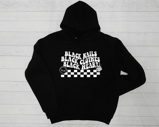 Black Clothes Hoodie