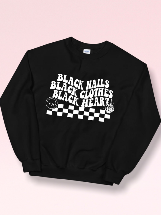 Black Clothes Adults Sweatshirt