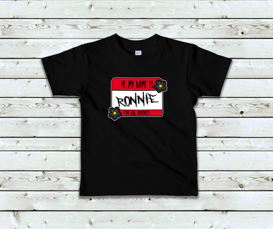 Hi My Name Is Ronnie Childrens T-Shirt