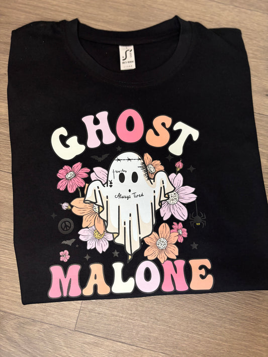 Ghost Malone Adults T-Shirt