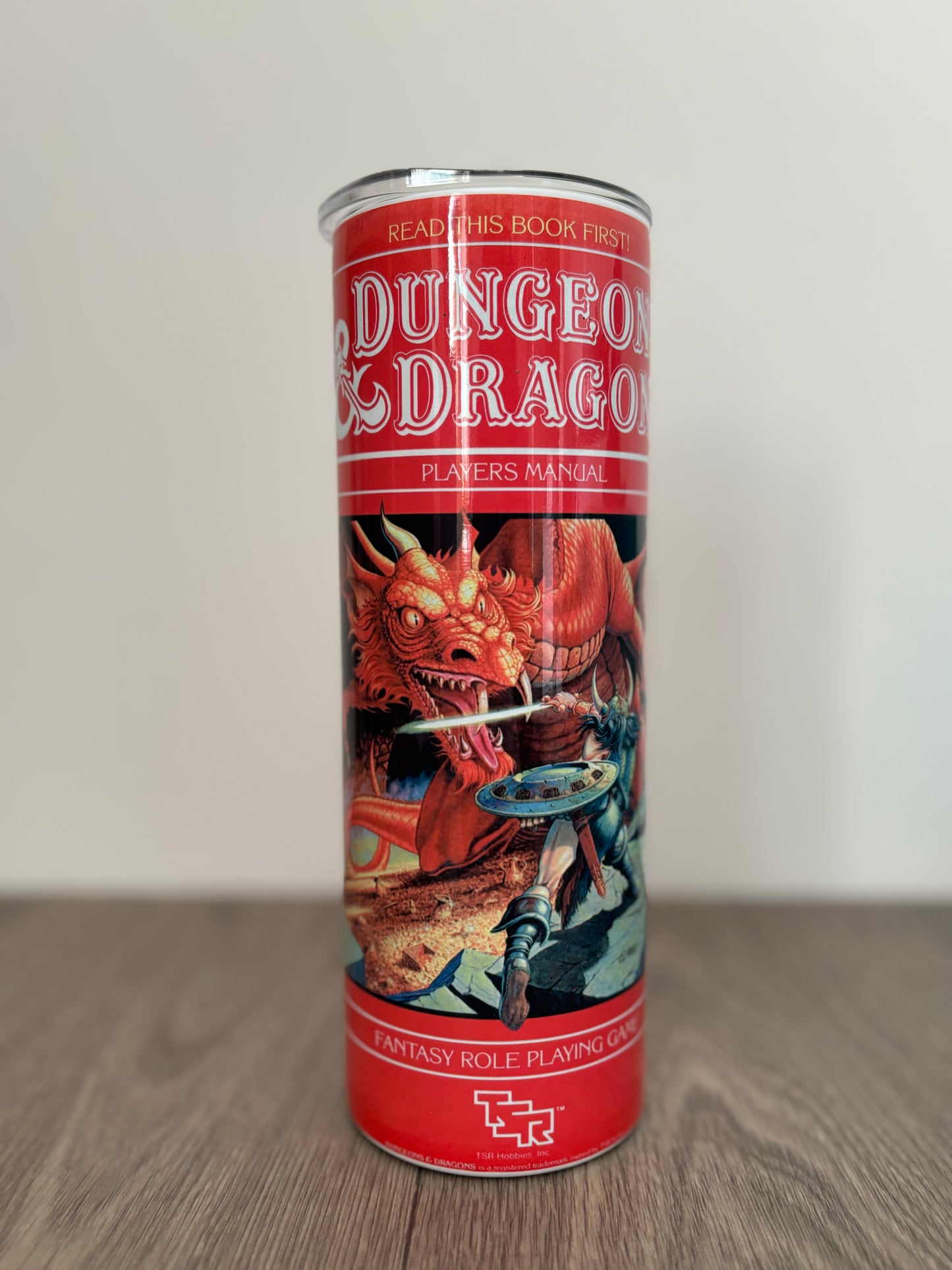 D&D Handbook 20oz Aluminium Tumbler with Straw