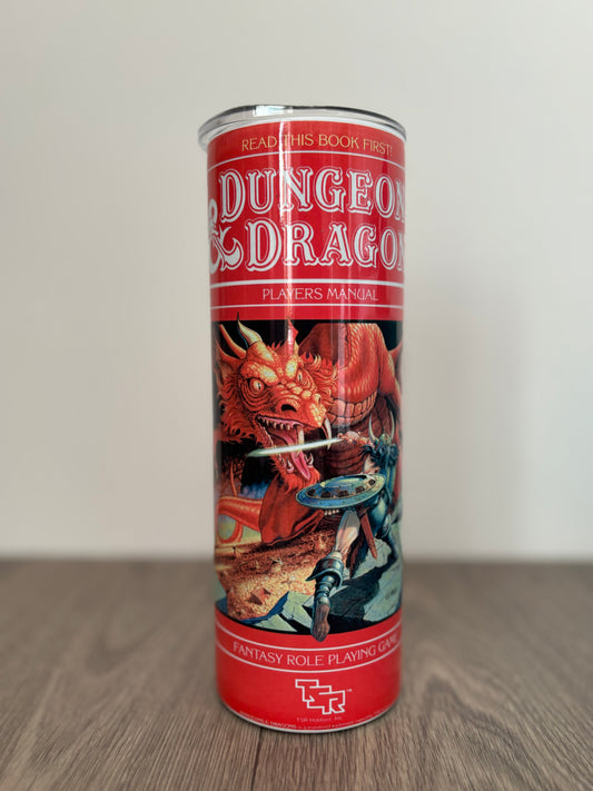 D&D Handbook 20oz Aluminium Tumbler with Straw