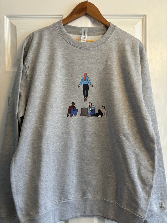 Max Running Up The Hill Adults Sweatshirt