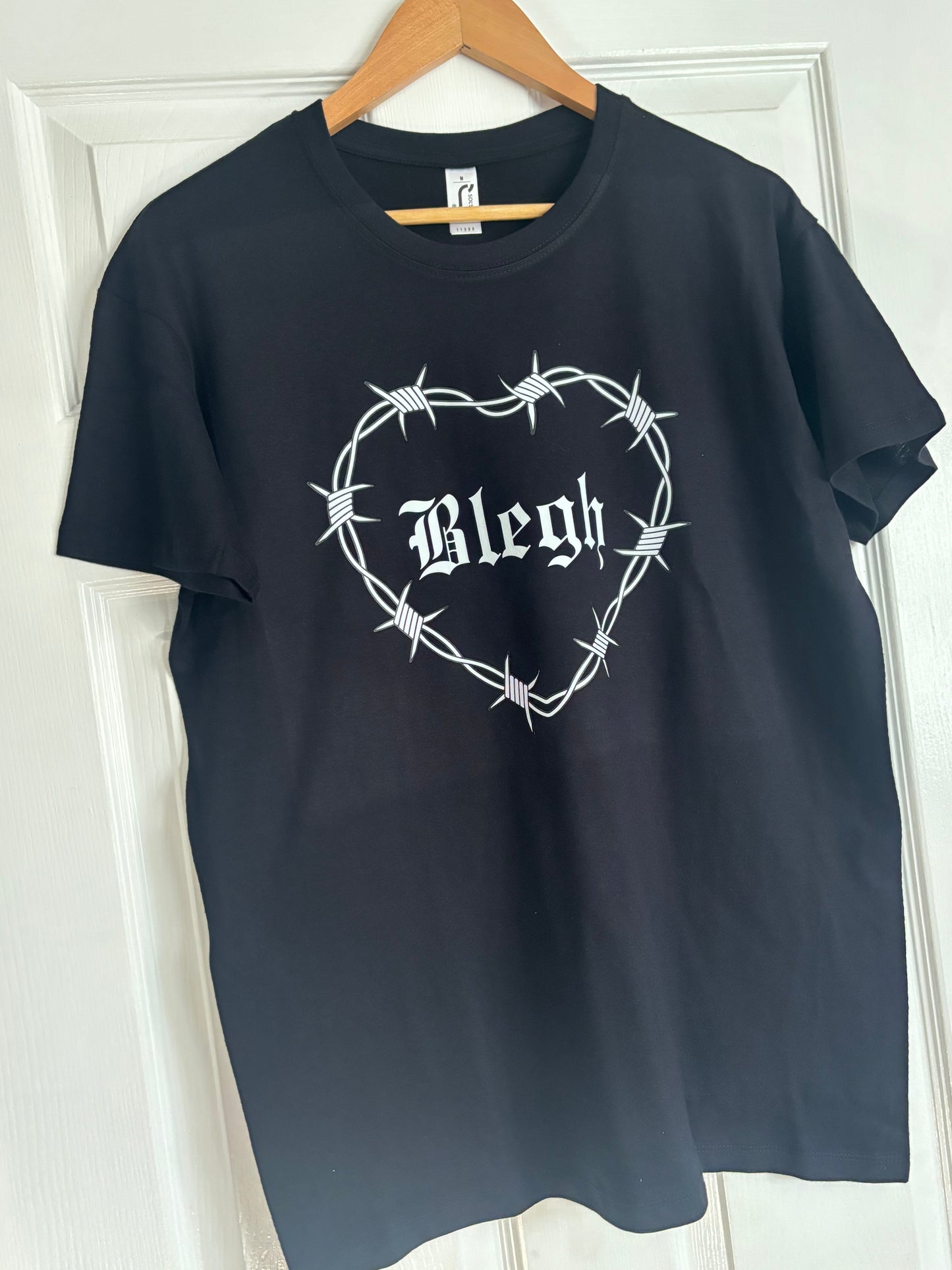 Blegh Barbed Wire Adults T-Shirt